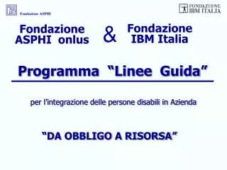 programma linee guida