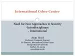International Cyber Center - slide 1