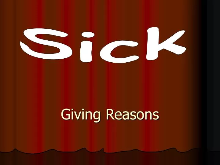 giving reasons