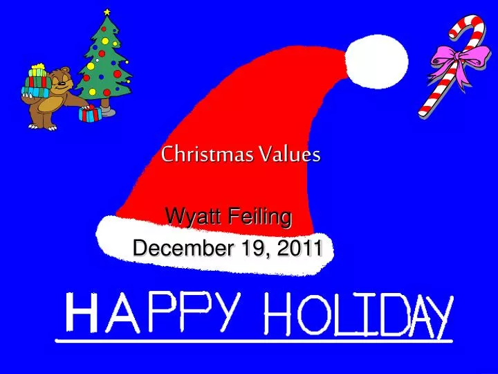 christmas values