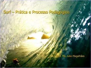 surf pr tica e processo pedag gico
