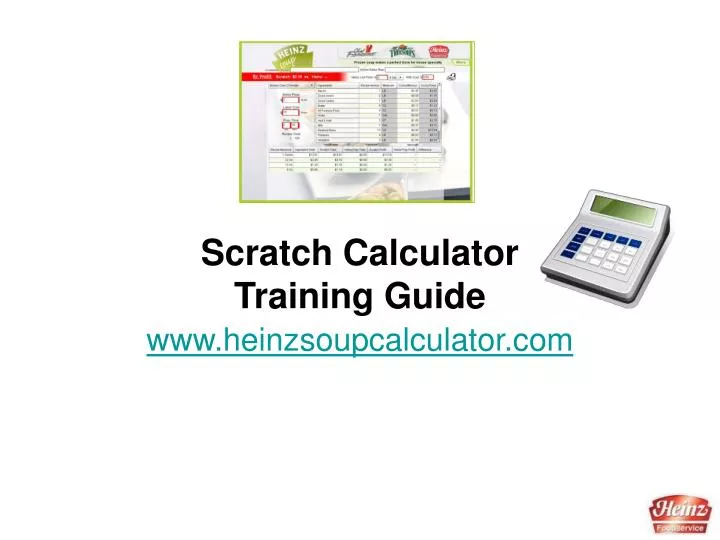 scratch calculator training guide