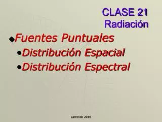 clase 21 radiaci n