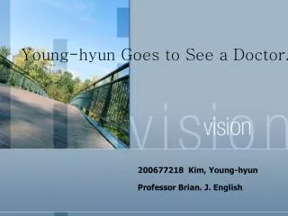Young-hyun Goes to See a Doctor.