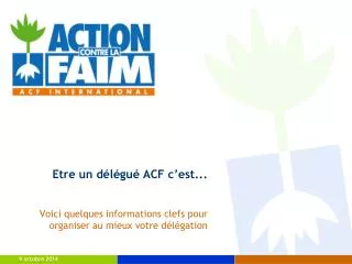 etre un d l gu acf c est