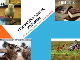 ETSU Middle school program