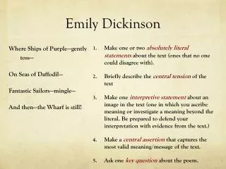 Emily Dickinson