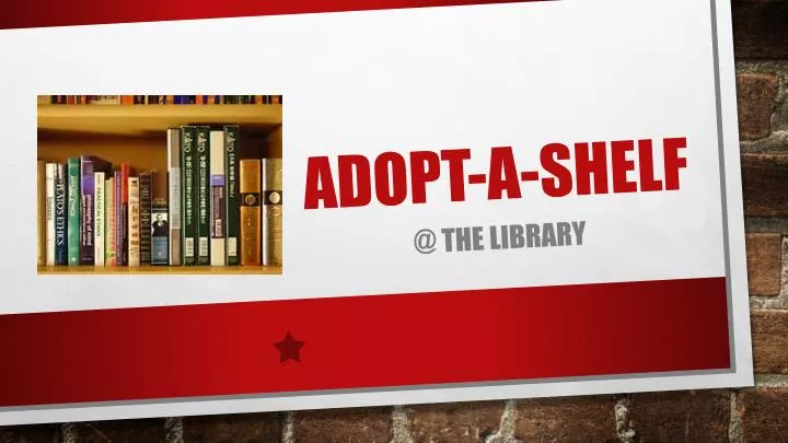adopt a shelf