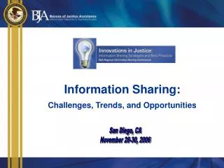 Information Sharing: Challenges, Trends, and Opportunities