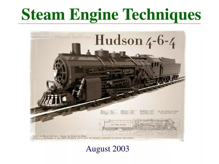 steam engine techniques