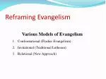 Reframing Evangelism