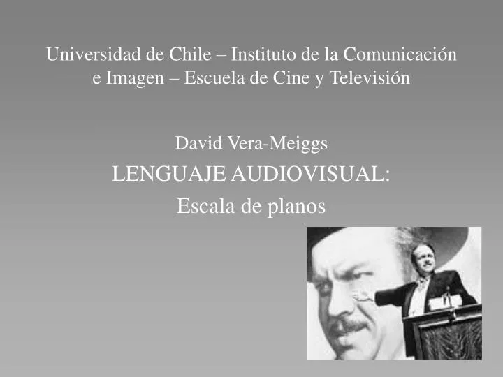 universidad de chile instituto de la comunicaci n e imagen escuela de cine y televisi n