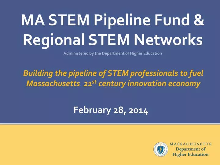ma stem pipeline fund regional stem networks