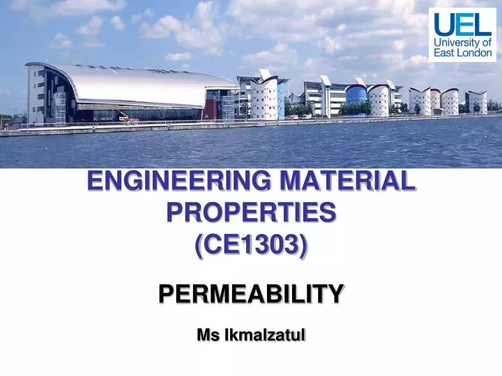 engineering material properties ce1303