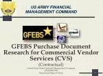 US ARMY FINANCIAL MANAGEMENT COMMAND - slide 1
