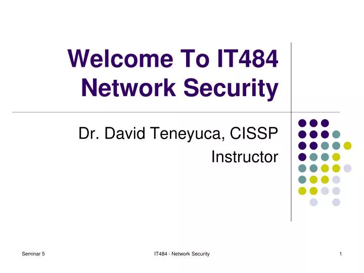 welcome to it484 network security
