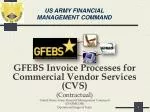 US ARMY FINANCIAL MANAGEMENT COMMAND - slide 1