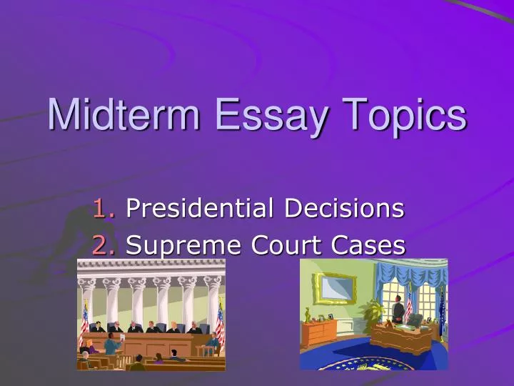 midterm essay topics