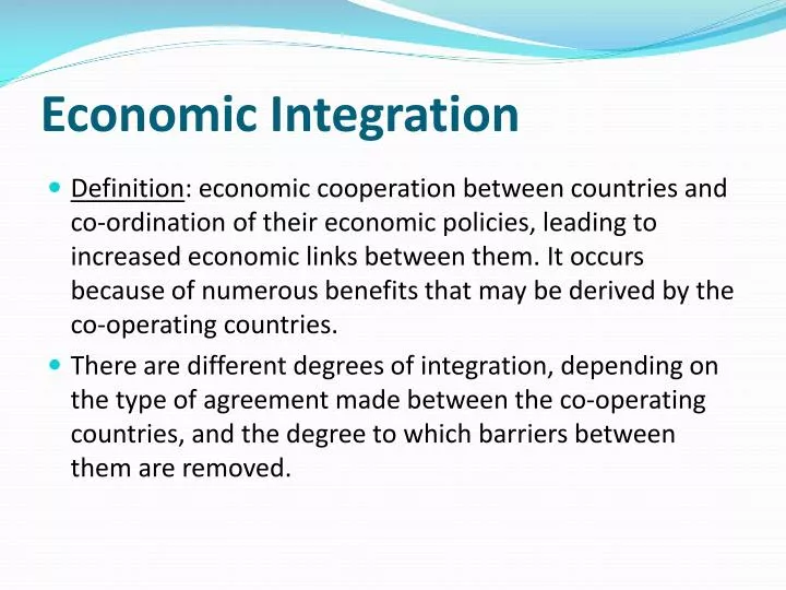 economic integration