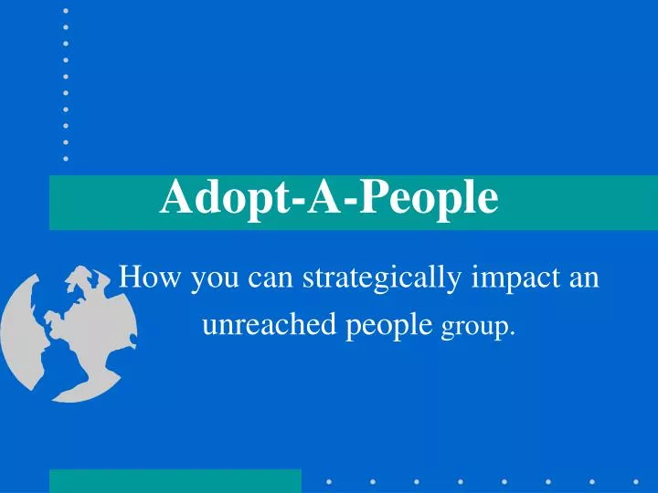 adopt a people