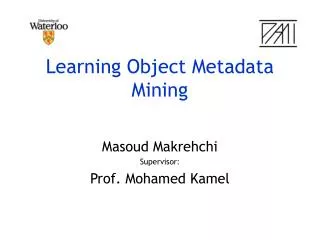 Learning Object Metadata Mining