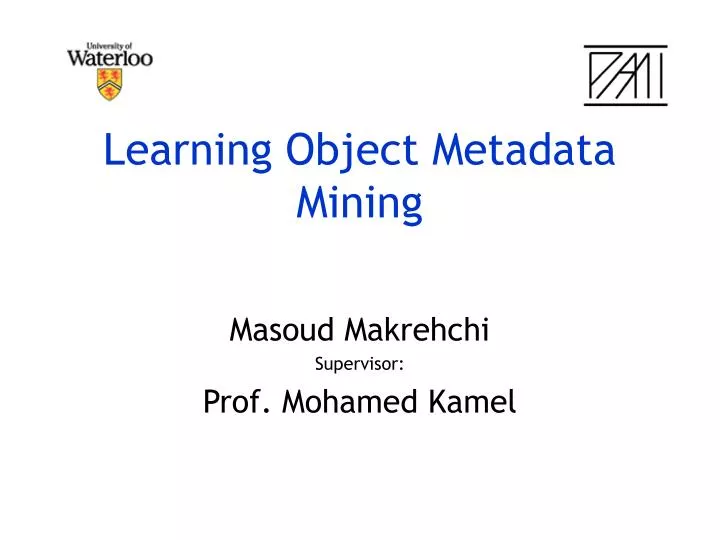 learning object metadata mining