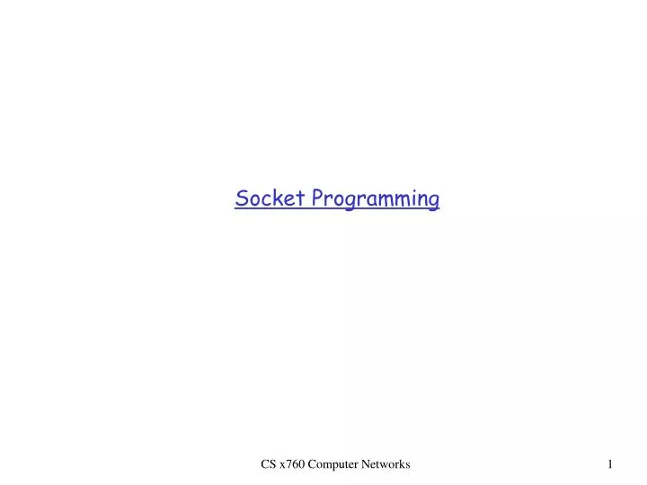 socket programming