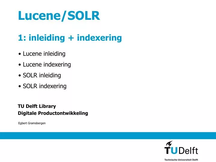 lucene solr 1 inleiding indexering