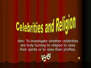Celebrities and Religion
