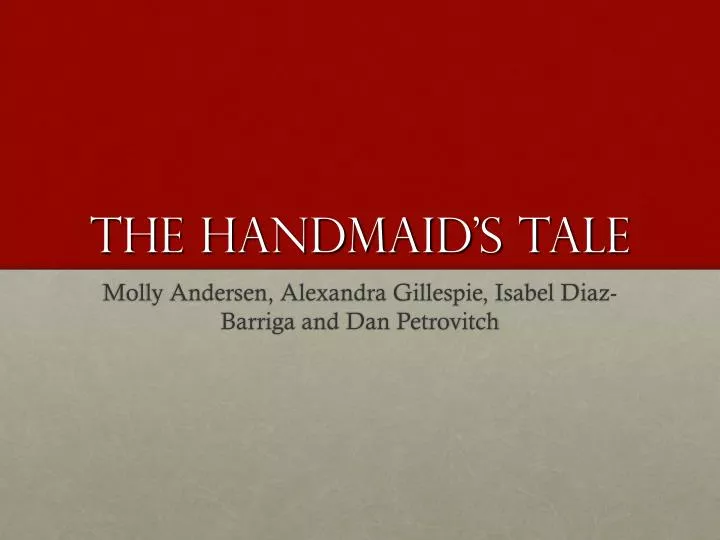 the handmaid s tale