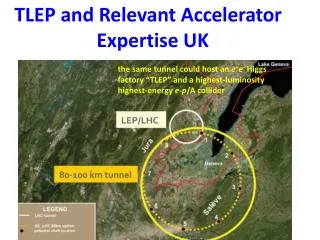 TLEP and Relevant Accelerator Expertise UK