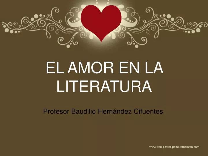 el amor en la literatura