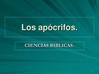los ap crifos