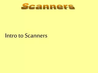 Scanners