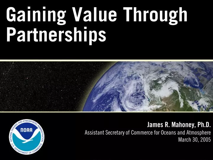 gaining value through partnerships