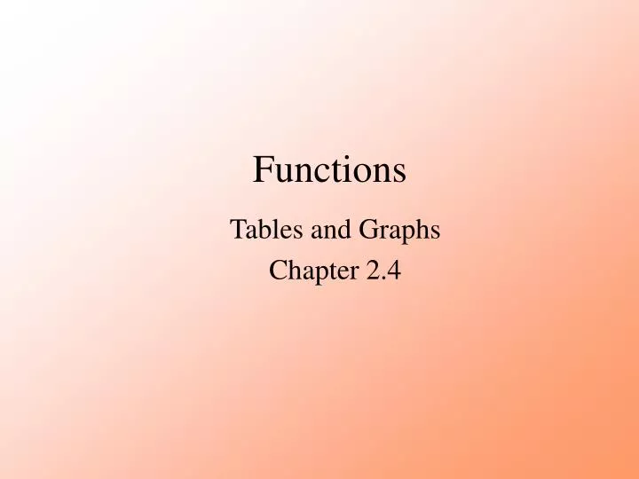 tables and graphs chapter 2 4