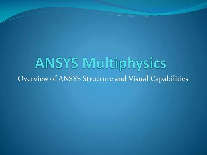 ansys multiphysics