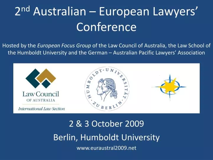 2 nd australian european lawyers conference