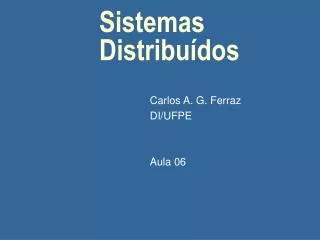 sistemas distribu dos