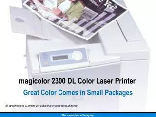 magicolor 2300 DL Color Laser Printer