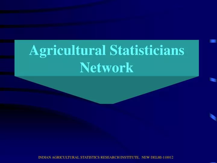 agricultural statisticians network