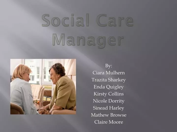 social care manager