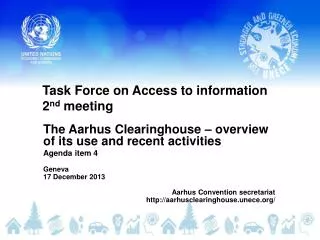 Task F orce on Access to information 2 nd meeting