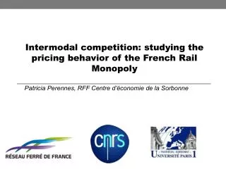 Intermodal competition: studying the pricing behavior of the French Rail Monopoly