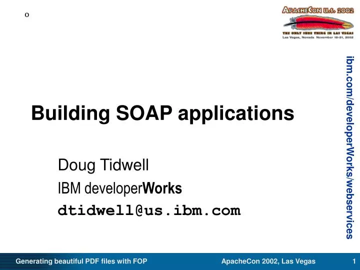 building soap applications