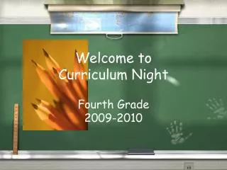 Welcome to Curriculum Night