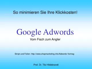 so minimieren sie ihre klickkosten