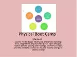 Physical Boot Camp - slide 1
