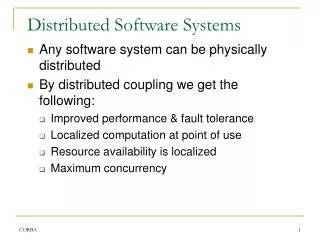 distributed software systems