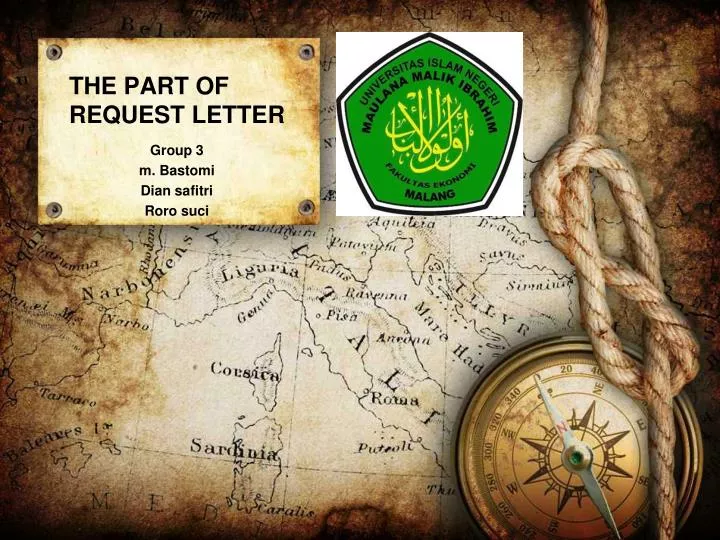 the part of request letter